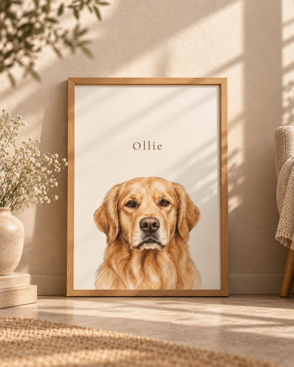 Named Pet Portrait