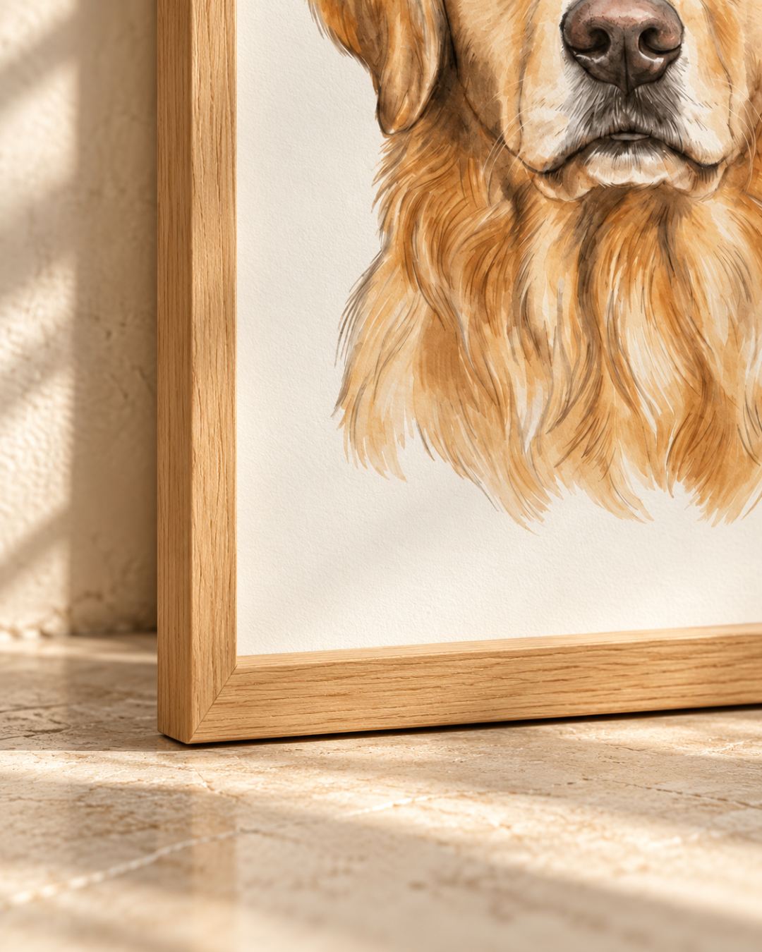 Framed Custom Pet Portrait