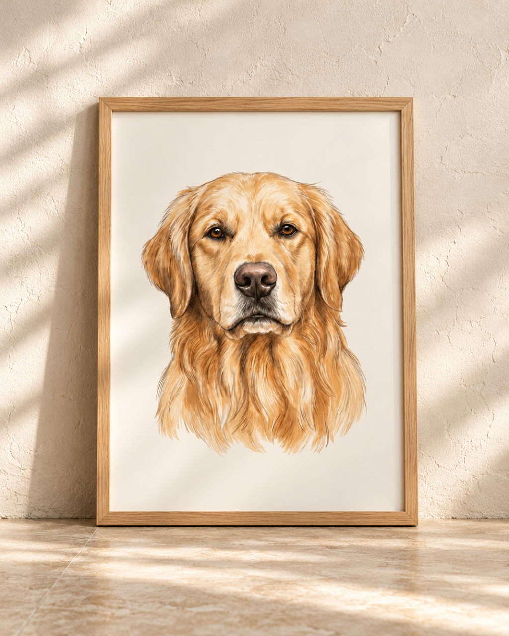 Framed Custom Pet Portrait