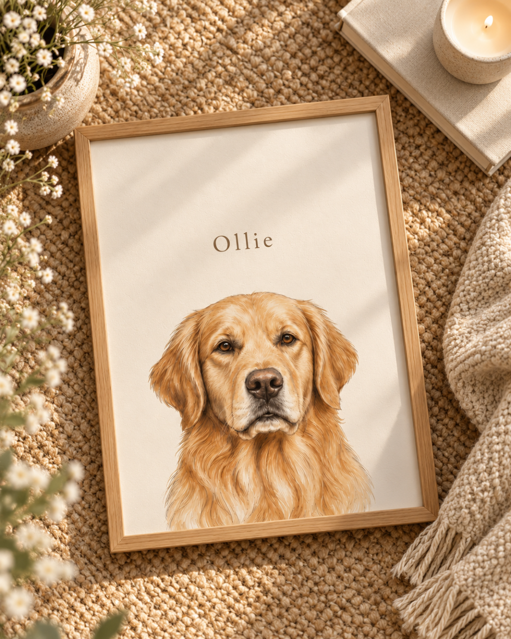 Named Pet Portrait