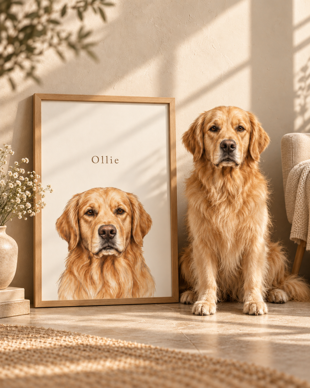 Named Pet Portrait