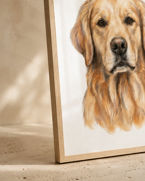 Framed Custom Pet Portrait