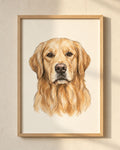 Framed Custom Pet Portrait
