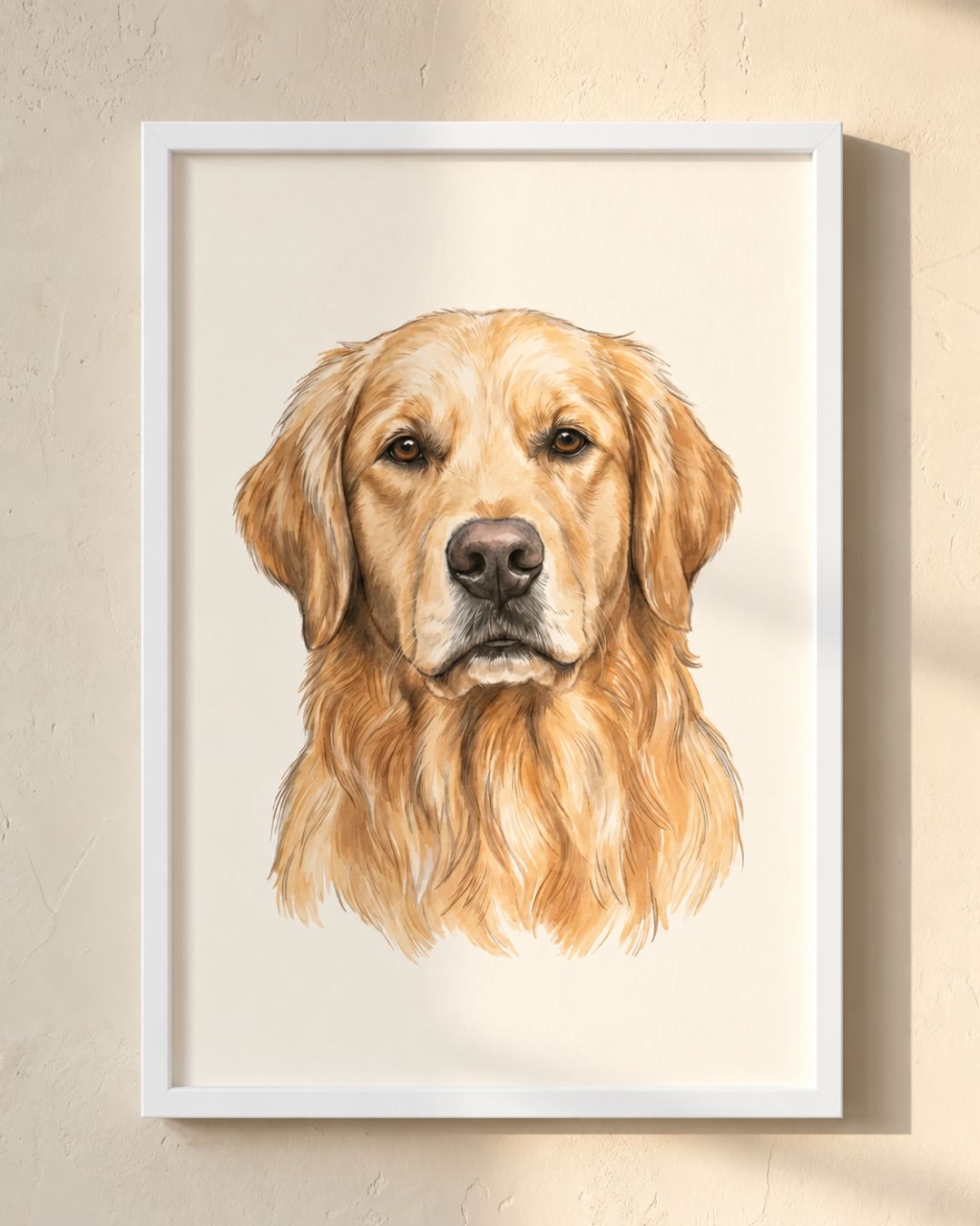 Framed Custom Pet Portrait