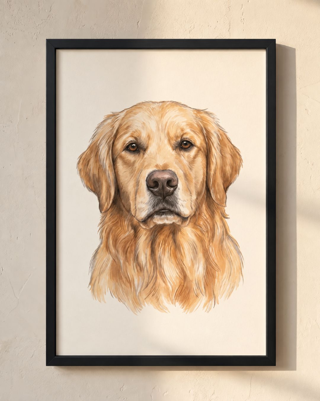 Framed Custom Pet Portrait